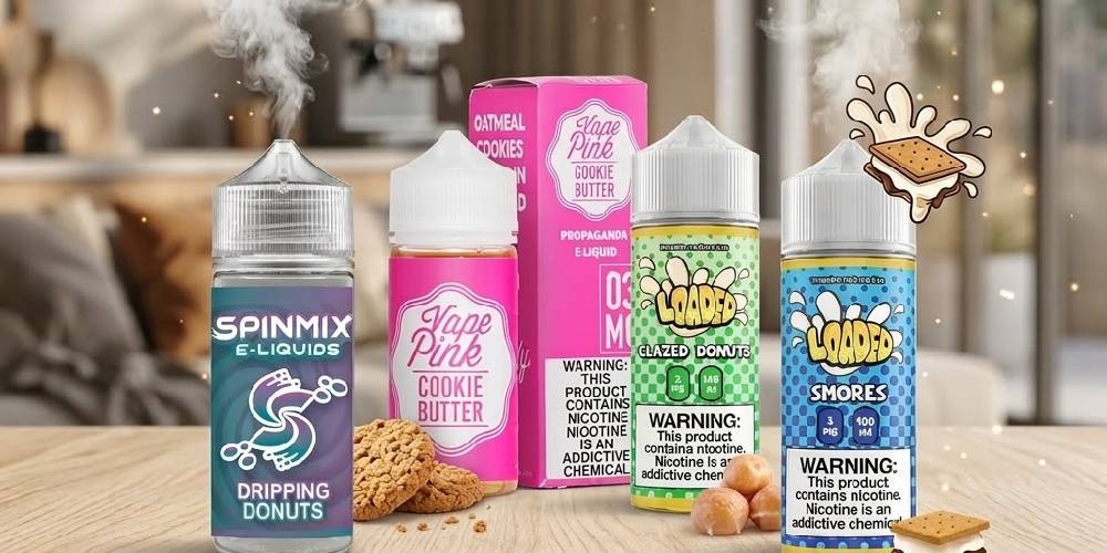 best vape liquid flavours Best Dessert Vape Juice: Custards, Cakes & Creamy Blends Ranked