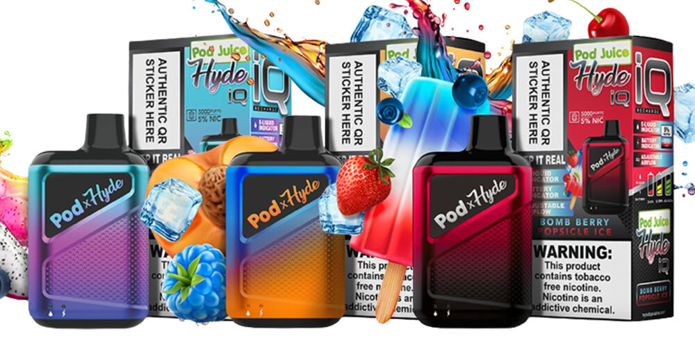 Hyde IQ Recharge Pod Juice Disposable Vape