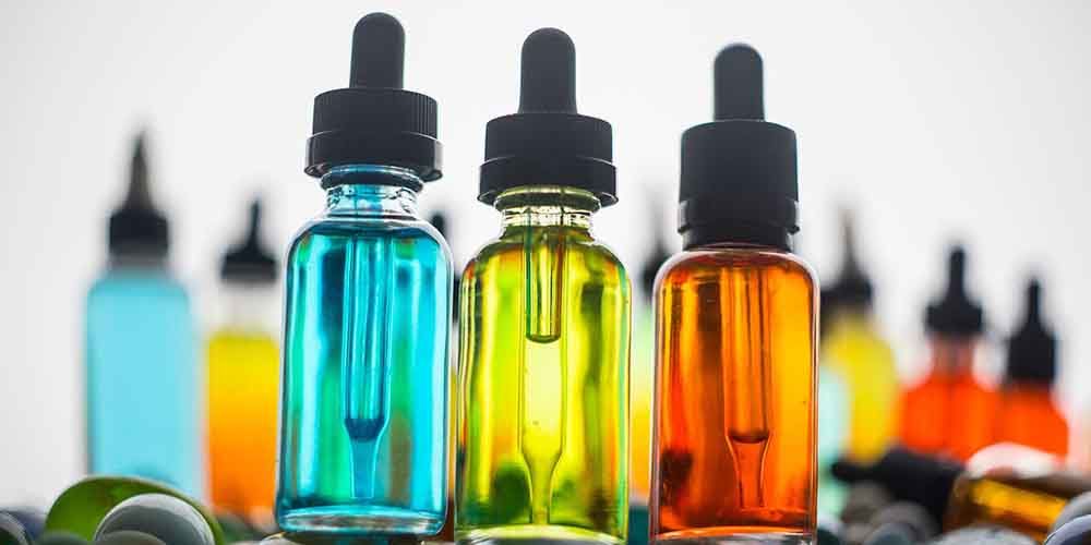 Vape Juice Colored Bottles