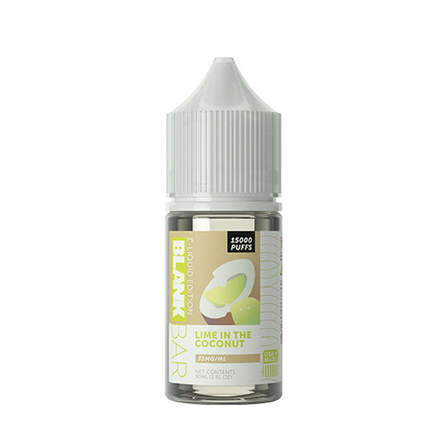 Lime In The Coconut Salt by Blank Bar E-Liquid $9.99 100% Authentic | West Coast Vape Supply Lime In The Coconut Salt by Blank Bar E-Liquid $9.99 100% Authentic | West Coast Vape Supply