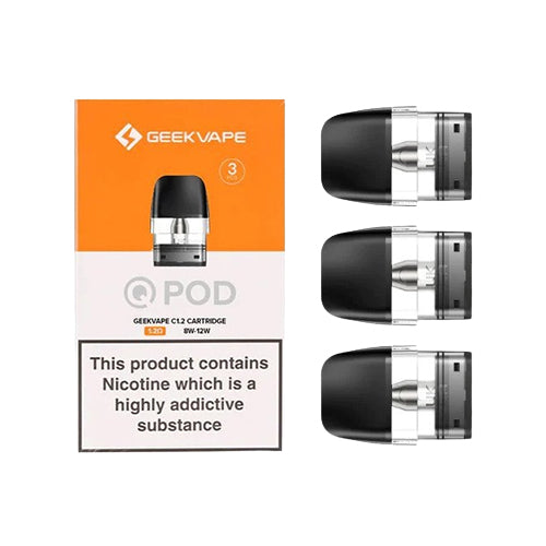 GeekVape Replacement Q Pod Cartridge 3-Pack $7.99 100% Authentic | West Coast Vape Supply GeekVape Replacement Q Pod Cartridge 3-Pack $7.99 100% Authentic | West Coast Vape Supply