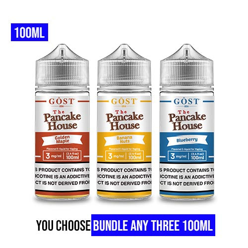 The Pancake House 100ml Pick 3 Bundle (300ml) Vape Juice $37.75 The Pancake House 100ml Pick 3 Bundle (300ml) Vape Juice $37.75