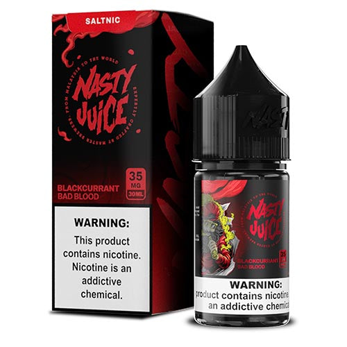 Bad Blood Salt by Nasty Juice 30ml $13.99 100% Authentic | West Coast Vape Supply Bad Blood Salt by Nasty Juice 30ml $13.99 100% Authentic | West Coast Vape Supply