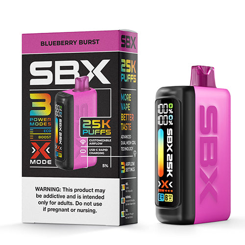 SBX Metatine 25K Disposable - Blueberry Burst