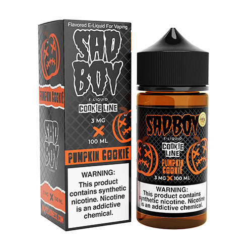 sad boy vape juice salt nic Sadboy Pumpkin Cookie 100ml ⋆ $13.98