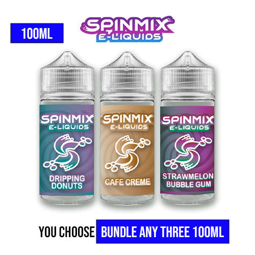 SpinMix E-Liquids 100ml Pick 3 Bundle (300ML) $28.99| West Coast Vape Supply SpinMix E-Liquids 100ml Pick 3 Bundle (300ML) $28.99| West Coast Vape Supply