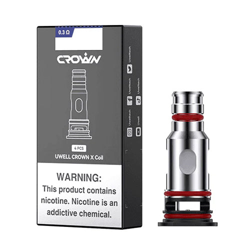 Uwell Crown X Replacement Coils 4-Pack $11.99 | West Coast Vape Supply Uwell Crown X Replacement Coils 4-Pack $11.99 | West Coast Vape Supply