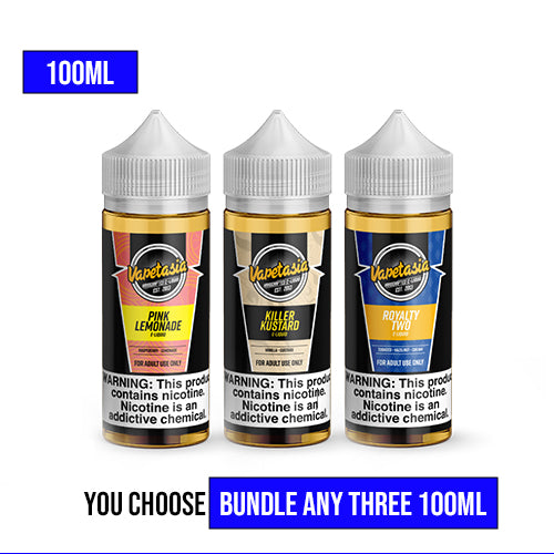 Vapetasia 100ml Pick 3 (300ml Bundle) $39.75 Vapetasia 100ml Pick 3 (300ml Bundle) $39.75