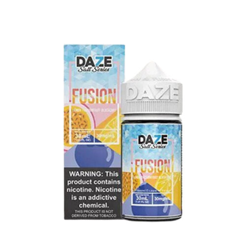 7 Daze Fusion Salt Lemon Passionfruit Blueberry Iced