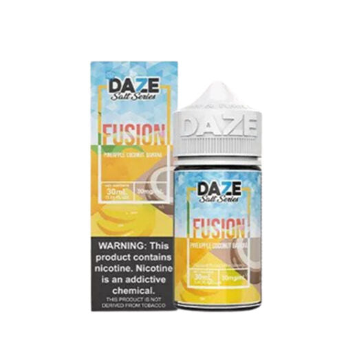 7 Daze Fusion Salt Pineapple Coconut Banana Iced