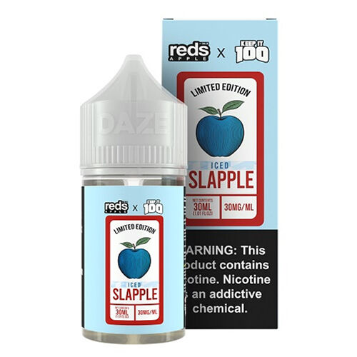 Slapple Iced Salt by 7 Daze Reds x Keep It 100 30ml $13.99 | West Coast Vape Supply Slapple Iced Salt by 7 Daze Reds x Keep It 100 30ml $13.99 | West Coast Vape Supply