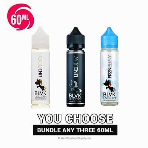 BLVK Unicorn 60ml Pick 3 (180ml) $34.75 BLVK Unicorn 60ml Pick 3 (180ml) $34.75