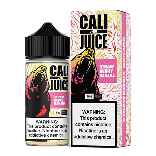 Strawberry Banana by Cali Juice 100ML $15.99 100% Authentic | West Coast Vape Supply Strawberry Banana by Cali Juice 100ML $15.99 100% Authentic | West Coast Vape Supply
