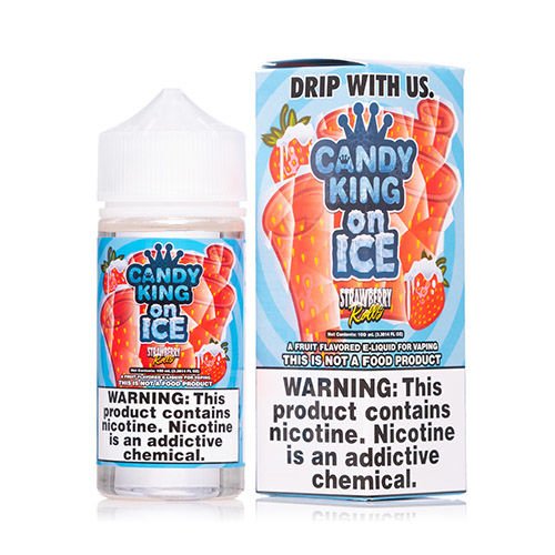 Strawberry Rolls on Ice by Candy King 100ml $12.75 100% Authentic | West Coast Vape Supply Strawberry Rolls on Ice by Candy King 100ml $12.75 100% Authentic | West Coast Vape Supply