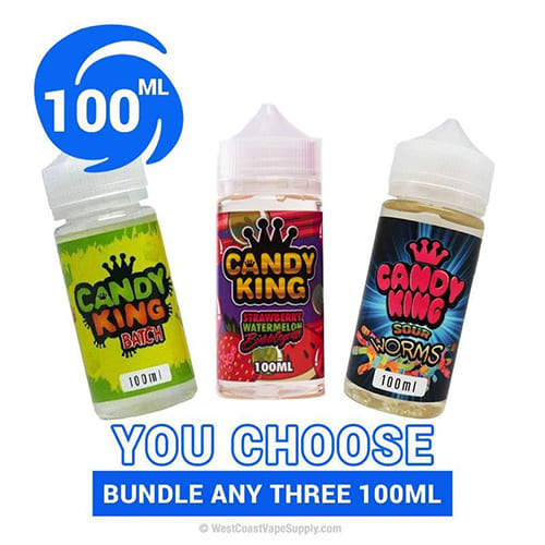 Candy King Vape Juice Pick 3 100ml $37.75 Candy King Vape Juice Pick 3 100ml $37.75