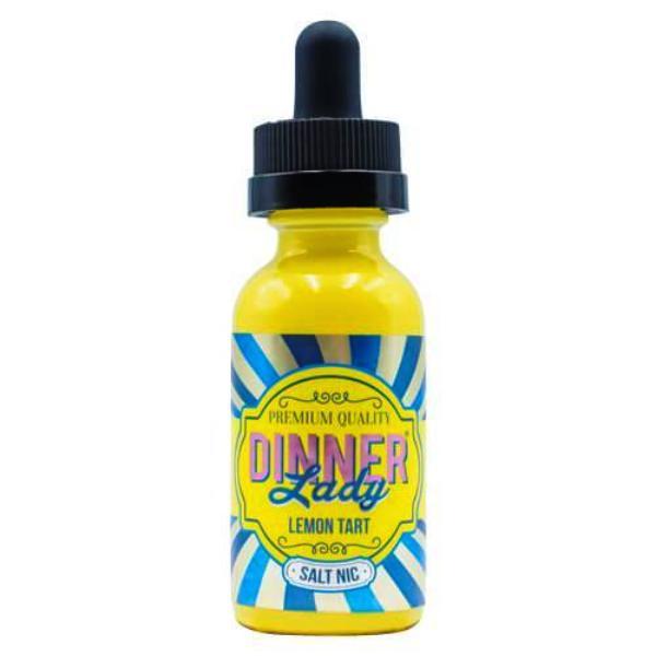 Dinner Lady Lemon Tart Salt 30ml Glass Bottle