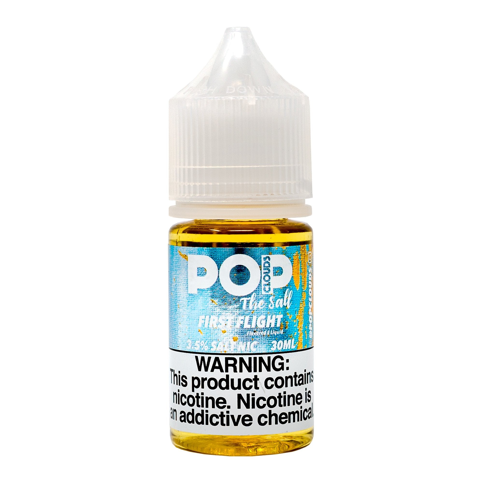 Pop Clouds The Salt First Flight Nicotine Salts Vape $12.99 Pop Clouds The Salt First Flight Nicotine Salts Vape $12.99