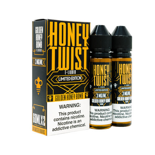 Honey Twist Golden Honey Bomb 120ml Vape Juice $17.99 Honey Twist Golden Honey Bomb 120ml Vape Juice $17.99