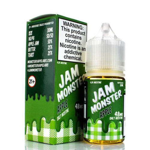 apple butter flavor vape juice Apple by Jam Monster Salt 30ml ⋆ $11.99