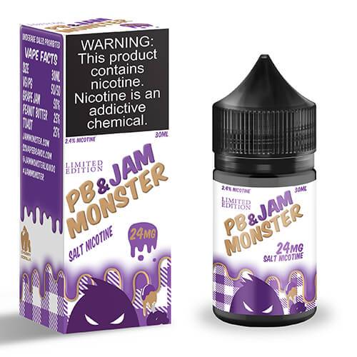 Jam Monster PB and Jam Salt Nicotine 30ml $11.99 Jam Monster PB and Jam Salt Nicotine 30ml $11.99