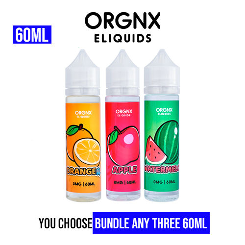 ORGNX Eliquids 60mL Pick 3 Bundle $37.75 ORGNX Eliquids 60mL Pick 3 Bundle $37.75