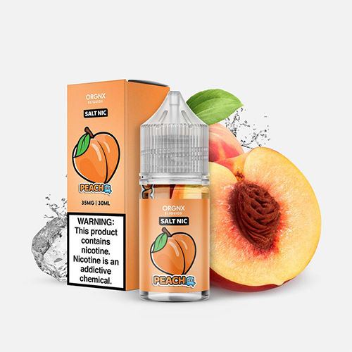 Peach Ice Salt by ORGNX Eliquids 60ml $13.99 Peach Ice Salt by ORGNX Eliquids 60ml $13.99