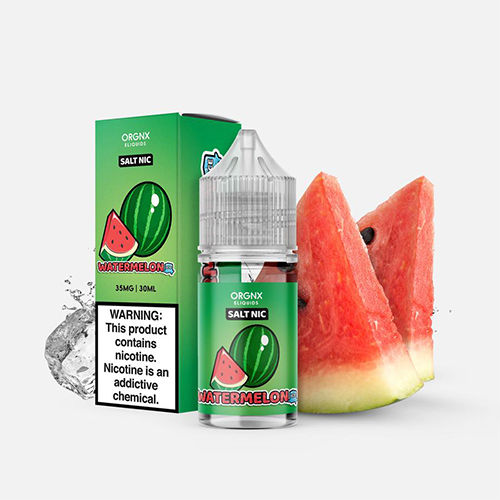 Watermelon Ice Salt by ORGNX Eliquids 60ml $13.99 Watermelon Ice Salt by ORGNX Eliquids 60ml $13.99