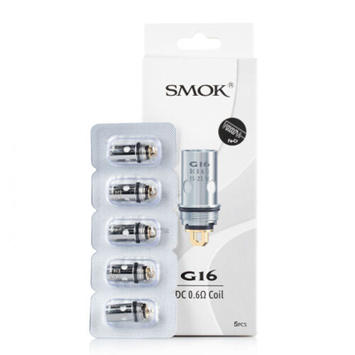 SMOK G16 Replacement Coils 5-Pack $13.99 Authentic | West Coast Vape Supply SMOK G16 Replacement Coils 5-Pack $13.99 Authentic | West Coast Vape Supply