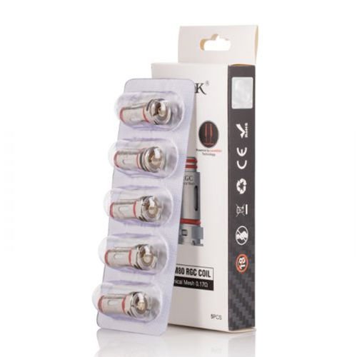 SMOK RPM80 RGC Replacement Coils 5-Pack $14.99 Authentic | West Coast Vape Supply SMOK RPM80 RGC Replacement Coils 5-Pack $14.99 Authentic | West Coast Vape Supply