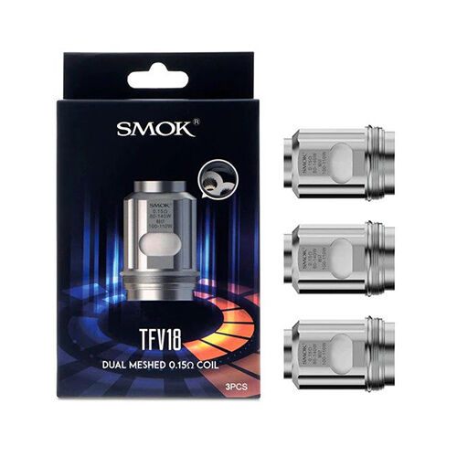 SMOK TFV18 Replacement Coils 5-Pack $13.99 100% Authentic | West Coast Vape Supply SMOK TFV18 Replacement Coils 5-Pack $13.99 100% Authentic | West Coast Vape Supply