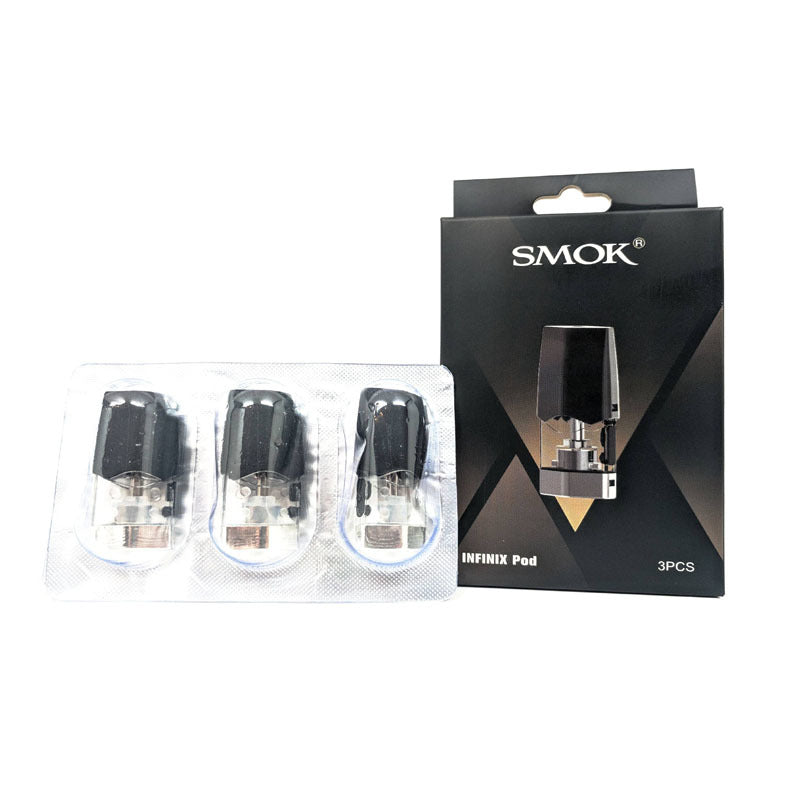 Infinix Replacement Pods by SMOK Pod Cartridges 3-Pack $9.99 Infinix Replacement Pods by SMOK Pod Cartridges 3-Pack $9.99