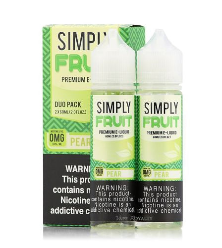 Simply Duo Pear 120ml $5.99 Vape Juice Simply Duo Pear 120ml $5.99 Vape Juice