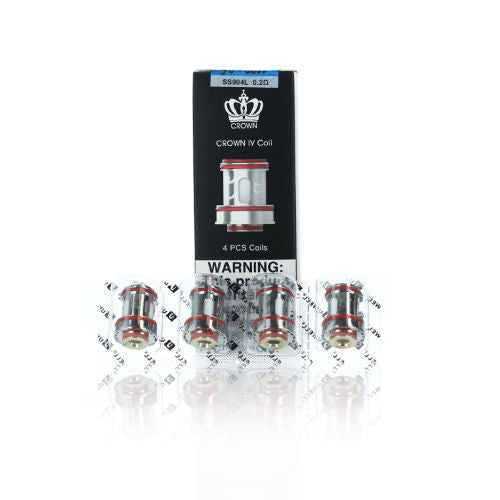 Uwell Crown 4 Replacement Coils 4-Pack Vape Coils $12.99 Uwell Crown 4 Replacement Coils 4-Pack Vape Coils $12.99