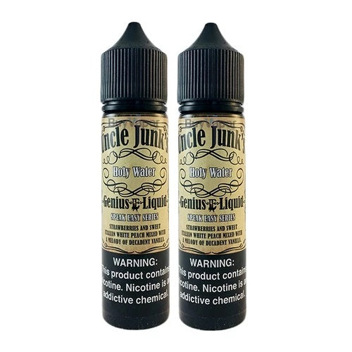 Holy Water by Uncle Junk's Genius Juice 120ml 1x60ml $12.95 Holy Water by Uncle Junk's Genius Juice 120ml 1x60ml $12.95