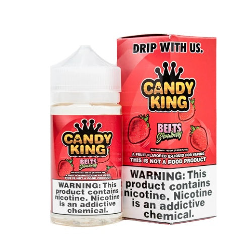 Candy King Belts Strawberry 100ml $12.75 Candy King Belts Strawberry 100ml $12.75