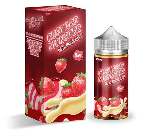 strawberry jam vape juice Strawberry Custard by Custard Monster 100ml ⋆ $11.75