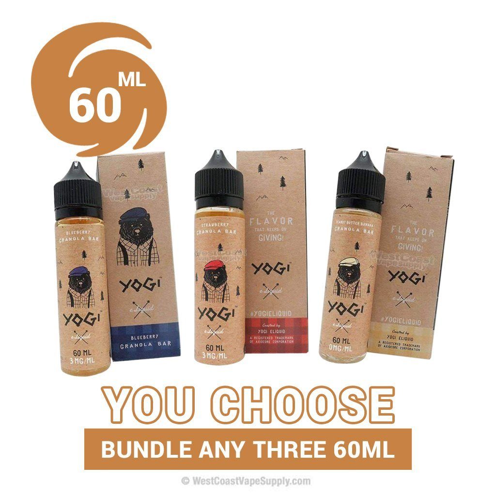 Yogi Vape Juice 60ml Pick 3 Bundle $34.75 Yogi Vape Juice 60ml Pick 3 Bundle $34.75