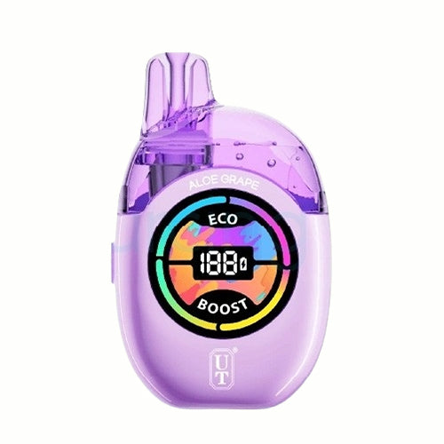 Flum UT Bar Clear Tank 50K Disposable - Aloe Grape