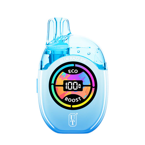 Flum UT Bar Clear Tank 50K Blue Razz Ice