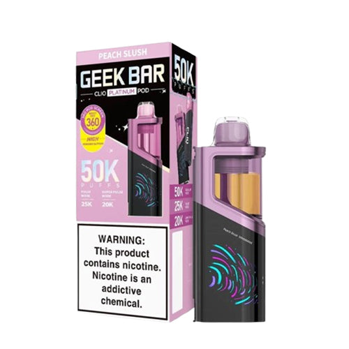 Geek Bar Clio Platinum 50K Pods - Peach Slush