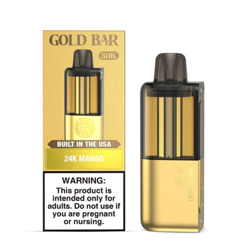 gold bar super mix disposable vape Gold Bar Max 50K Disposable Pod