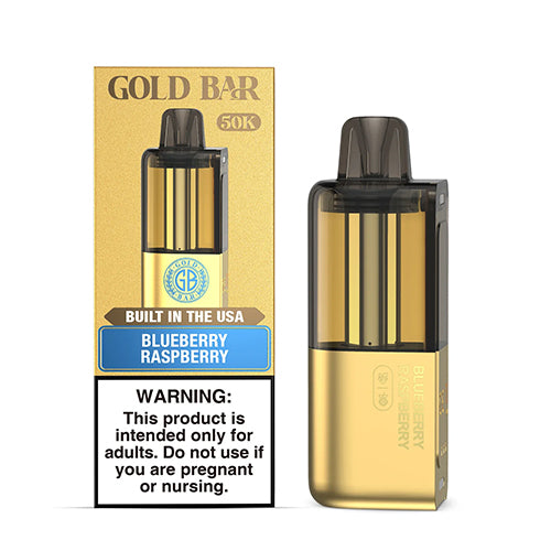 Gold Bar Max 50K Pod - Blueberry Raspberry