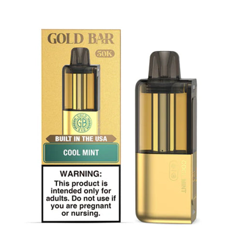 Gold Bar Max 50K Pod - Cool Mint