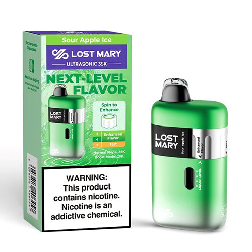 Lost Mary Ultrasonic 35K Sour Apple Ice
