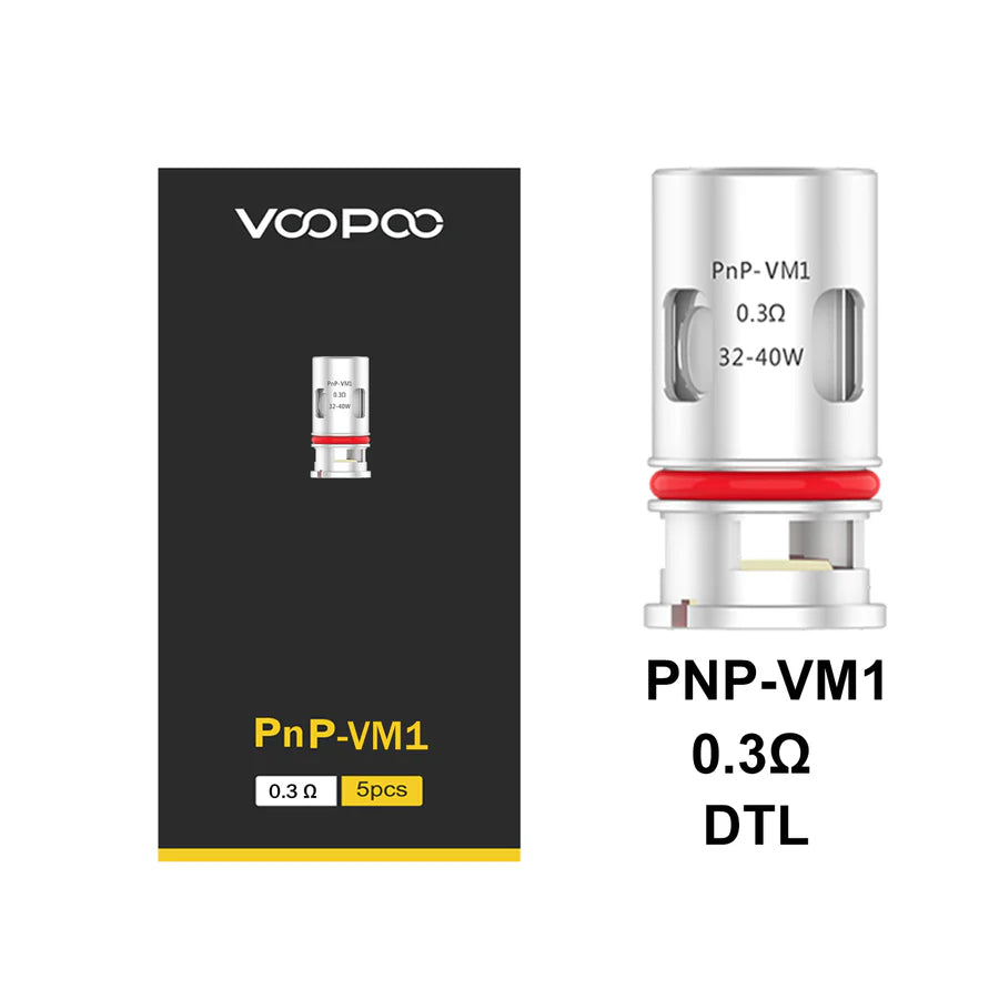 VooPoo PnP Replacement Coils 5-Pack