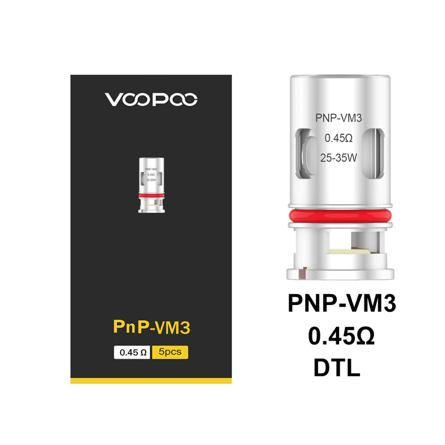 VooPoo PnP Replacement Coils 5-Pack