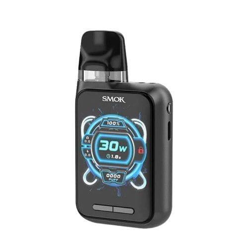 smok gun vape Exhaling vape cloud hi-res stock photography and images