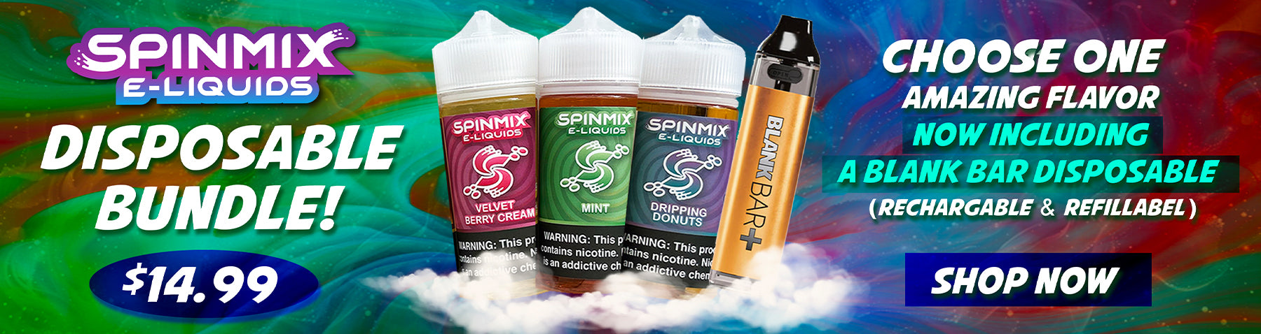 SpinMix E-Liquids Disposable Bundle