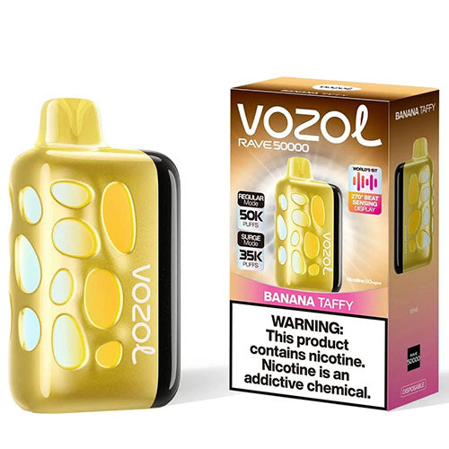 Vozol Rave 50000 Banana Taffy