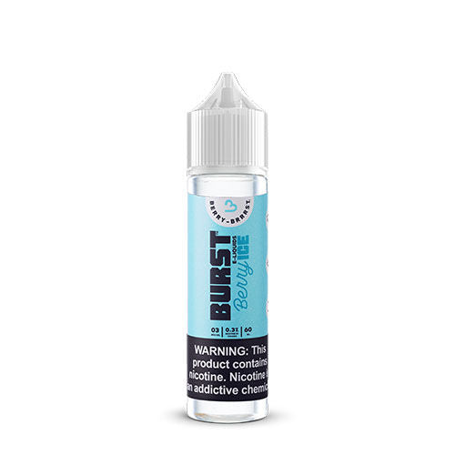 Image of Berry Ice e-liquid with LED indicator on a bus